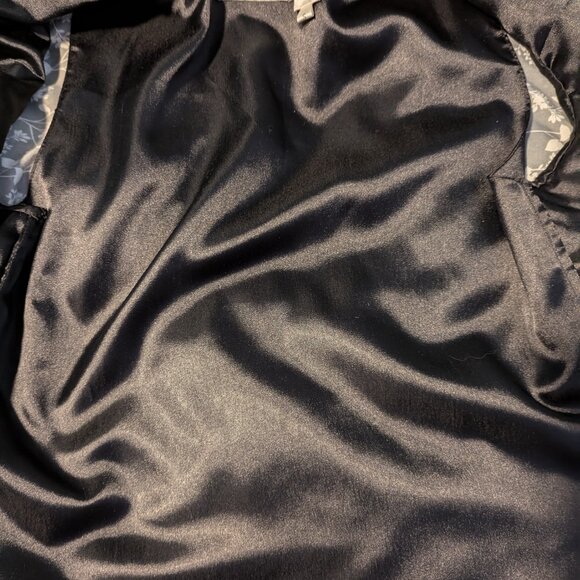 Vintage Scala 100% Silk Sequin Beaded Poinsettia Christmas Holiday Vest Size S - Picture 8 of 8